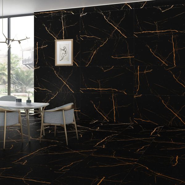 Ardea Black Matt Porcelain Tile